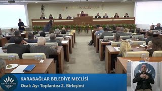KARABAĞLAR BELEDİYE MECLİSİ OCAK AYI TOPLANTISI 2. BİRLEŞİMİ