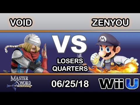 Master Sword Mondays - eM | Zenyou (Mario) Vs CLG | VoiD (Shiek) Losers Quarters - Smash 4