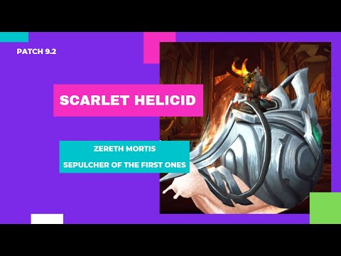 Zereth Mortis Mount schematics - Schematic Scarlet Helicid