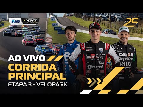 STOCK CAR BRB 2025 AO VIVO | 3ª ETAPA - CORRIDA PRINCIPAL | NOVA SANTA RITA, RS