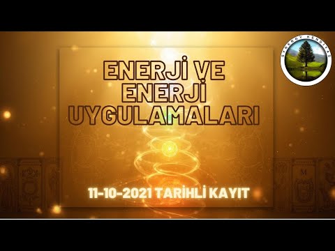 Enerji ve Enerji Uygulamaları   |  11-10-2021 Tarihli Kayıt  | Synergy Kendiyas |