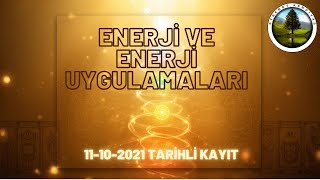 Enerji ve Enerji Uygulamaları   |  11-10-2021 Tarihli Kayıt  | Synergy Kendiyas 