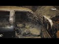 Auto vliegt in brand in Enschede na opladen accu