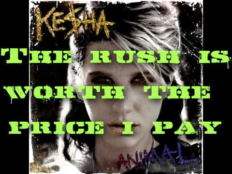 Ke$ha your love i my drug~lyrics