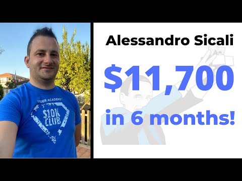 Trading Hero: Alessandro Sicali – $11,700 in 6 months
