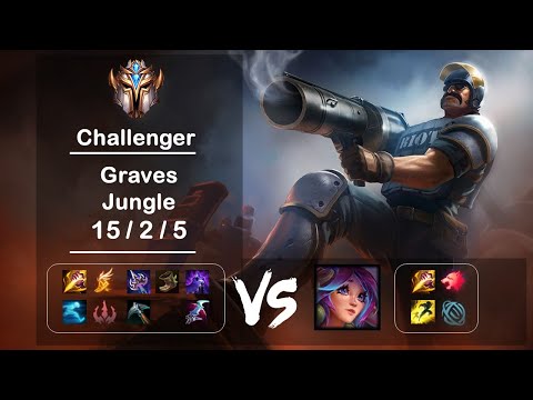 Jungle Graves vs Lillia KR Challenger Patch 12.11
