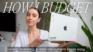 HOW I BUDGET FOR A NEW MONTH + FOR VACATION 💸 my $4,000 budget routine! (June Money Reset)