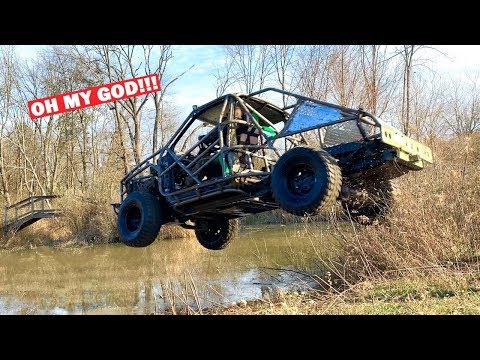 Well, I Almost DIED... JUMPING MY EXO CAGE CHEVY BLAZER INTO A ICY LAKE!!! Testing My New Build! Video