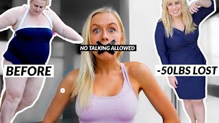 I Tried Rebel Wilsons 50LB WEIGHT LOSS DIET & TRAINING | Chewing Food 60x & No Talking Allowed?!