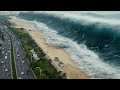 Tsunami Is Coming The City Is Submerged And The Giant Crocodile Swims Into The Water To Hunt