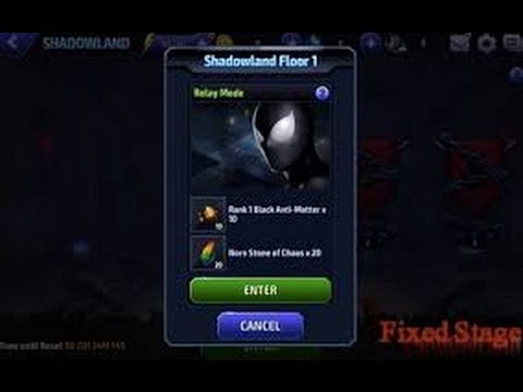 Marvel Future Fight ( Shodowland stage #1 Complete) Combat Type ( Tier 2 moon knight)