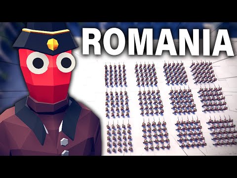 Romanian BLITZKRIEG! New TABS WW2 Battles! Totally Accurate Battle Simulator Gameplay