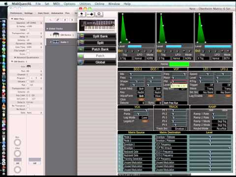 Programming Oberheim Matrix 6 With MIDIQUEST Software