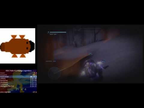 Halo 4 Legendary Speedrun Full Game WR PT. 1 2 13 14