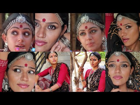 Karutha Penne Thenmaavin Kombathu shobana inspired look|ur beautifull