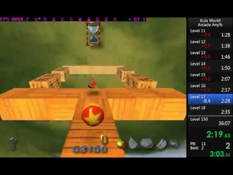 Kula World/Roll Away Any% Speedrun - 34:52 IGT