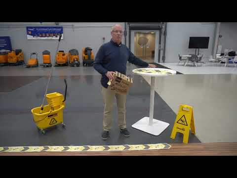 Högabsorberande Engångsremsa Diversey Taski Zorba Leak Lizard 50x60cm - Youtube manufacturer video 2