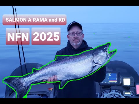 KD and SAR 2025 (Salmon Camp) NFN Fishing Salmon a Rama Kewaunee Door County Tourament