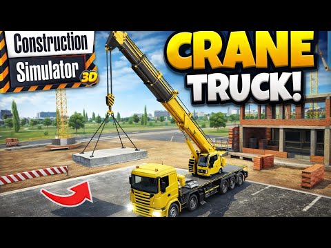 🚧 This Crane Truck Is INSANE! | Construction Simulator 3D 🚧