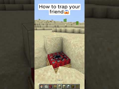 Minecraft Trap For Your Friend😱 #shorts