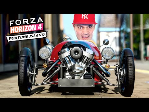 TRÓJKOŁOWIEC! (mega wywrotny) *DLC Fortune Island* 🚗 Forza Horizon 4
