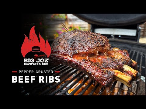 Pepper-Crusted Beef Ribs on the Big Joe® Grill – Series III | Big Joe Backyard BBQ