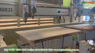 MÁY CNC TRUNG TÂM 4 axis 2 Bàn 2 trục gia công đồng thời Woodmaster ( Cty Mai Hương Phát)