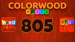 COLORWOOD WORDS CRYPTOGRAM level 805