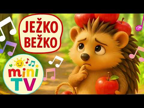 Ježko Bežko 🦔 Pesnička pre deti a najmenších po slovensky - Pesničky o zvieratkách - Lakomý ježko