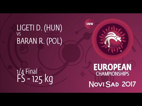1/4 FS - 125 kg: D. LIGETI (HUN) df. R. BARAN (POL), 2-1