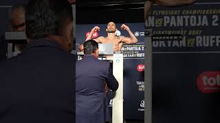 公式計量⚖️ジョシュア・ヴァン✅125lbsアレシャンドレ・パントージャ✅125lbs#CryptoCom #UFC331