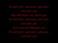 Klaxons It's Not Over Yet (Lyrics) 