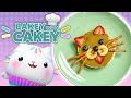 Making These Iconic KITTY SNACKS With Cakey Cat BAKEY WITH CAKEY