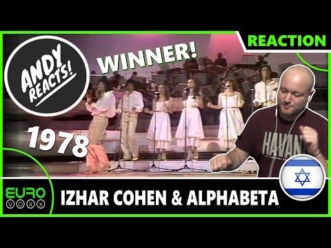 ANDY REACTS! Izhar Cohen & Alphabeta - A-Ba-Ni-Bi (Israel 1978) EUROVISION WINNER REACTION!