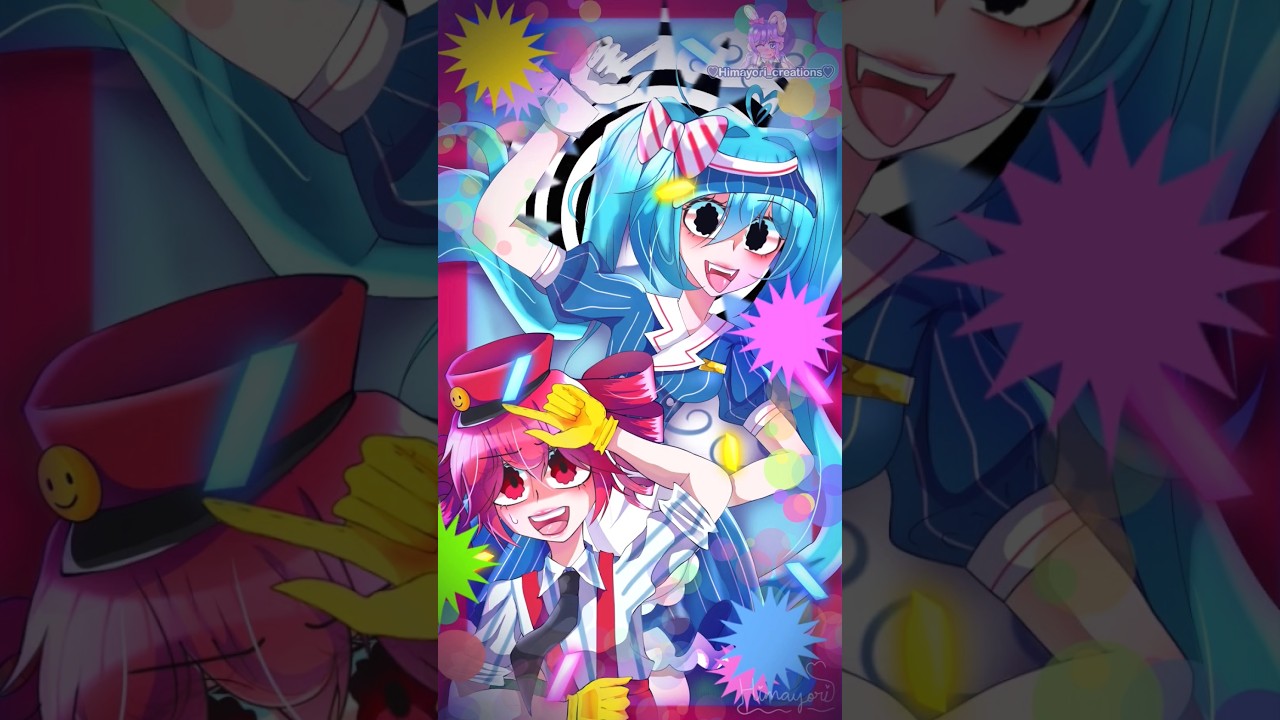 Mesmerizer // ft. Hatsune Miku & Kasane Teto // #anime #digitalart #hatsunemiku #kasaneteto #fanart