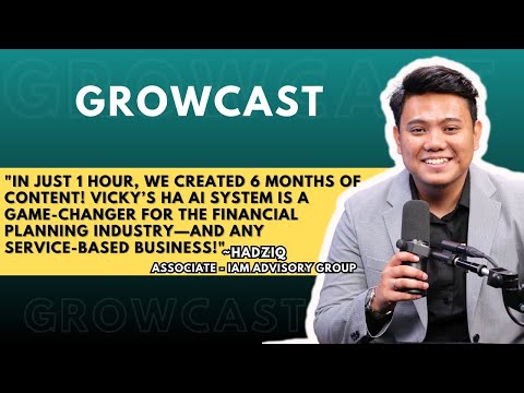 Client testimonial from Hadziq, Financial Consultant & Author of The Financial Machine