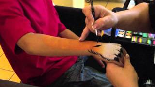 Mission Strokes Face Painting - Tiger Paw