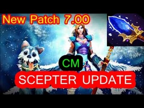 CRYSTAL MAIDEN New Patch 7.00 AGANIMS SCEPTER UPDATE Dota 2