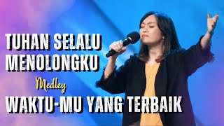 Download lagu Tuhan Selalu Menolongku medley WaktuMu yang Terbaik | Ezra Lewina - GMS Live mp3