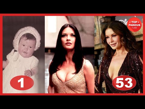 Catherine Zeta Jones Transformation ⭐ From 1 To 53 Years Old