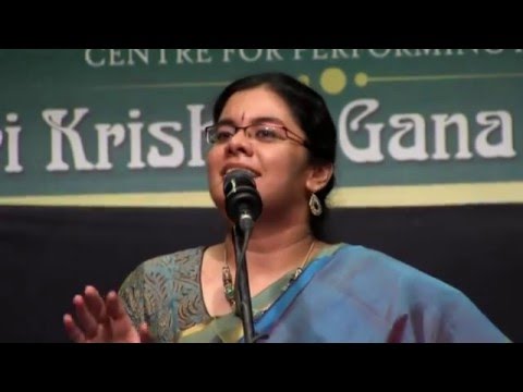 8.Amrutha Venkatesh - Swathi Thirunal Day at Krishna Gana Sabha - Pankaja Lochana
