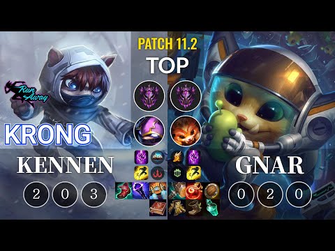 RNW KronG Kennen vs Gnar Top - KR Patch 11.2
