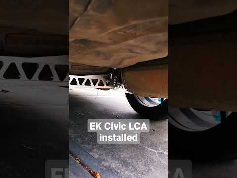 EK Civic eBay rear lower control arm step by step install