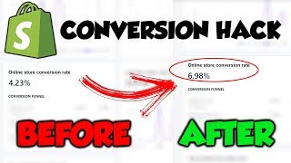 Shopify Conversion Hack | Increase Your Conversions In A Few Clicks