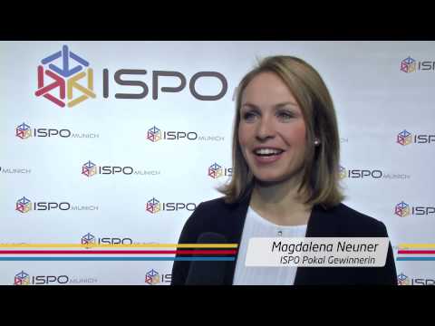 Magdalena Neuner bekommt den ISPO POKAL - ISPO MUNICH 2015
