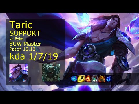 Rank 2 EUW Taric Support: Taric vs Pyke