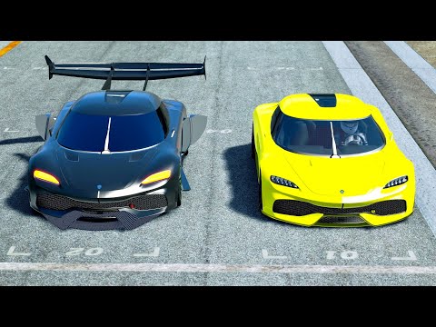 Koenigsegg Gemera GTR-S vs Koenigsegg Gemera at Top Gear Track