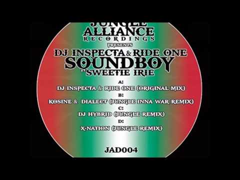 DJ Inspecta and Ride One featuring Sweetie Irie - Soundboy [dj hybrid jungle remix]