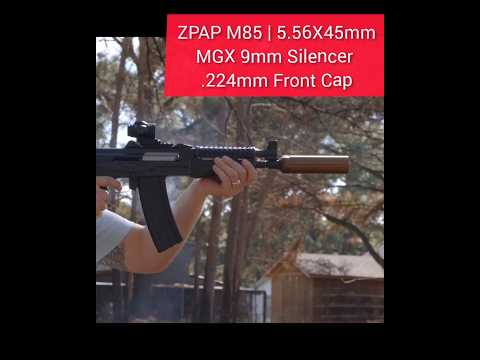 M85 SBR 5.56x45mm | MGX 9mm Silencer. #youtubeshorts #ytshorts #shortsfeed #shortvideo  #gun