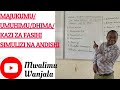 MAJUKUMU/DHIMA/UMUHIMU/KAZI YA FASIHI SIMULIZI NA FASIHI ANDISHI. KISWAHILI FASIHI . KISWAHILI